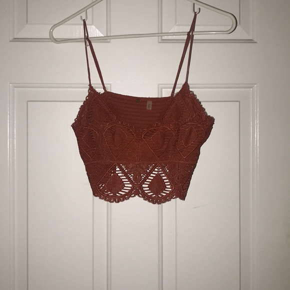 rust colored bralette